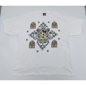 Vintage Mickey Mouse Unlimited Batik Disney T-Shirt Size Medium Large‎ 1990s 90s